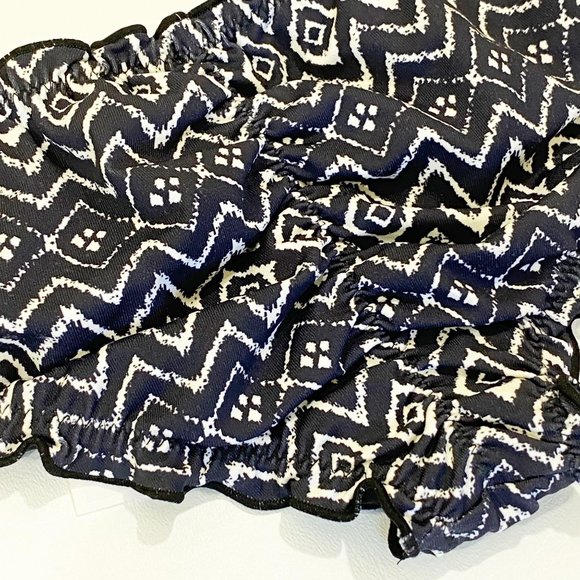 Eberjey black Zen flutter bikini bottom S & L - Picture 5 of 7